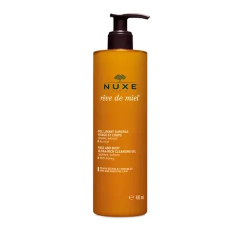 Apaisez & Nettoyez : Gel Lavant Nuxe Rêve de Miel Visage & C