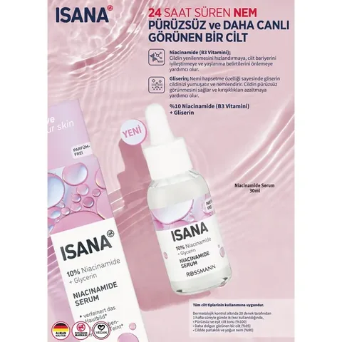 Isana Niacinamid Serum Love Your Skin 30 ml