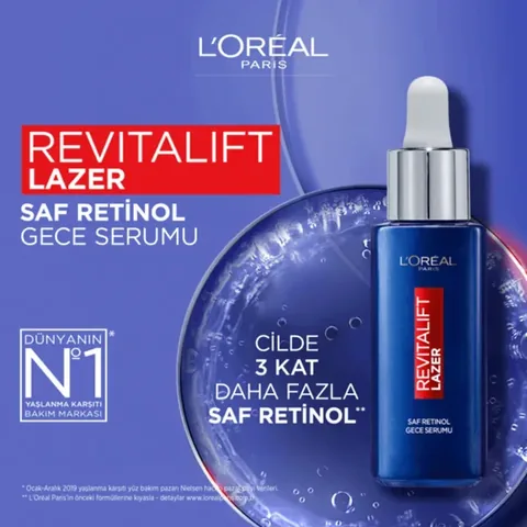 Rajeunissez votre peau : Sérum Nuit Rétinol L'Oréal Paris