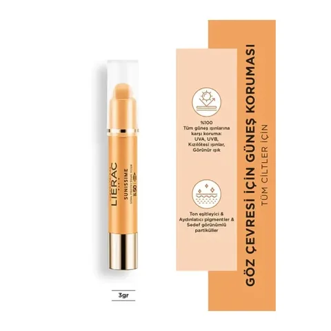 Lierac Sunissime Energizing Eye Stick Spf 50 3 gr