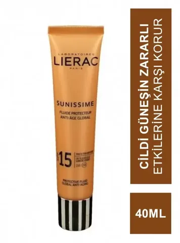 Lierac Sunissime SPF15 Energetisierende Schutzfluid 40ml
