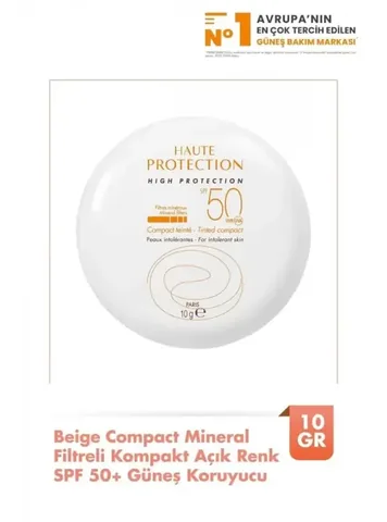 Крем-пудра с цветом для загара SPF 50 - Санд 10 г от Avene