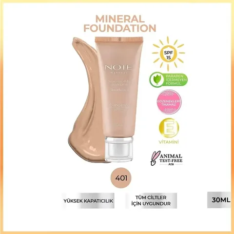 Note Mineral Foundation Spf 15 401