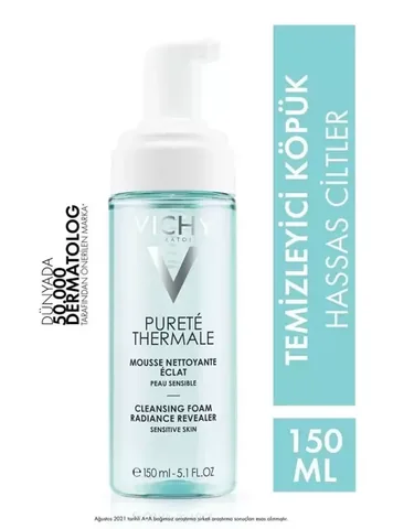 Vichy رغوة التنظيف فيشي بيوريتيه ثيرمال أو موسانت 150 مل