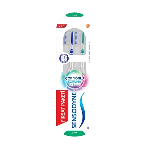 Sensodyne Versatile Protection Toothbrush 1+1 medium
