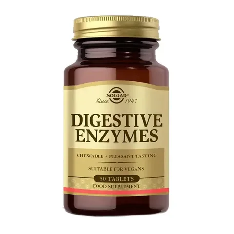 Solgar Digestive Enzymes Dietary Supplement 50 Tablet