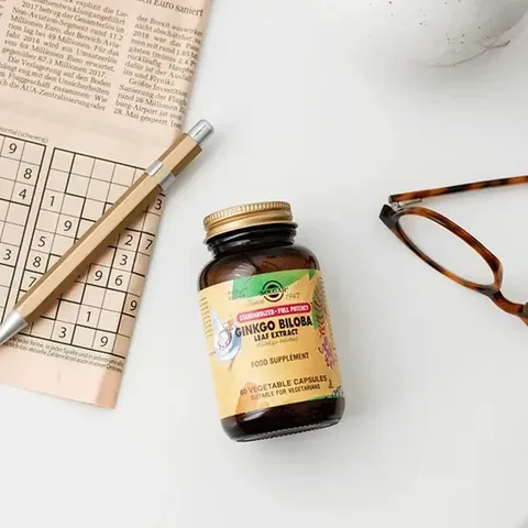 Solgar Ginkgo Biloba Leaf Extract 60 Capsules