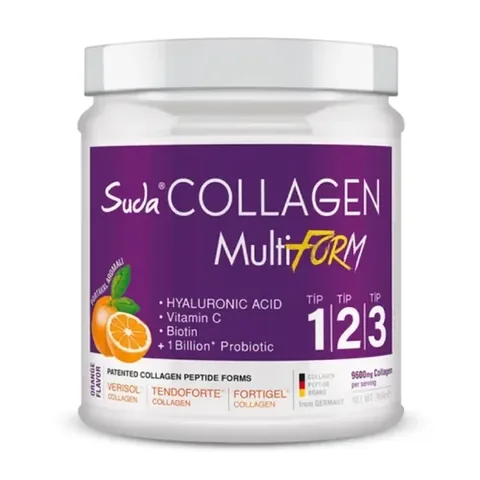 Suda Collagen MultiForm Orange Flavored Food Supplement 360 gr