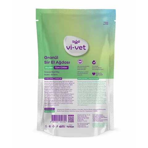 Vi-vet Granulat Handwachs Nachfüllbeutel mit Azulen 250g