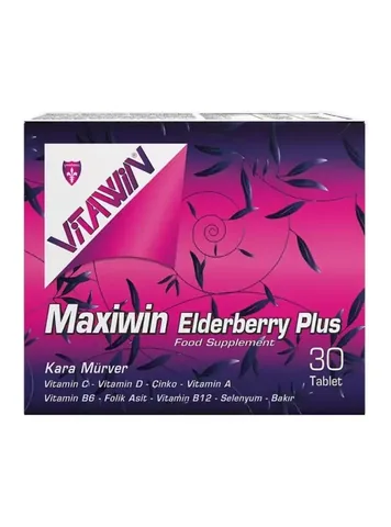 Vitawin Maxiwin Elderberry Plus Food Supplement 30 tablets