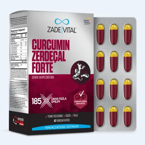 Zade Vital Curcumin Forte 1000 mg 40 capsules