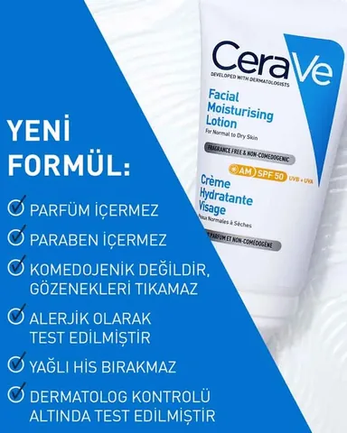 Крем для лица CeraVe SPF 50 52 мл