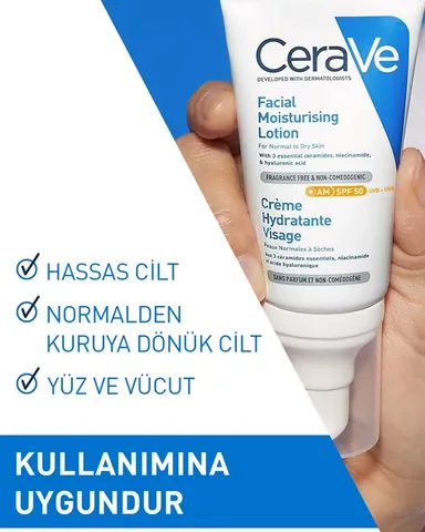 Крем для лица CeraVe SPF 50 52 мл