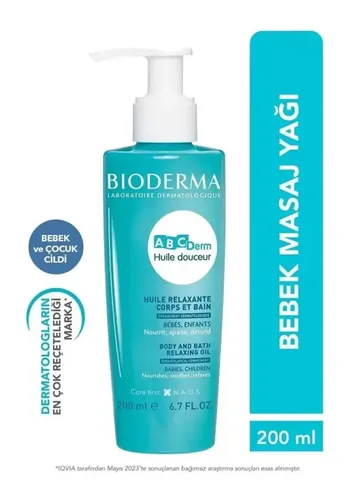 Bioderma زيت الاسترخاء بيوديرما أبكديرم 200 مل