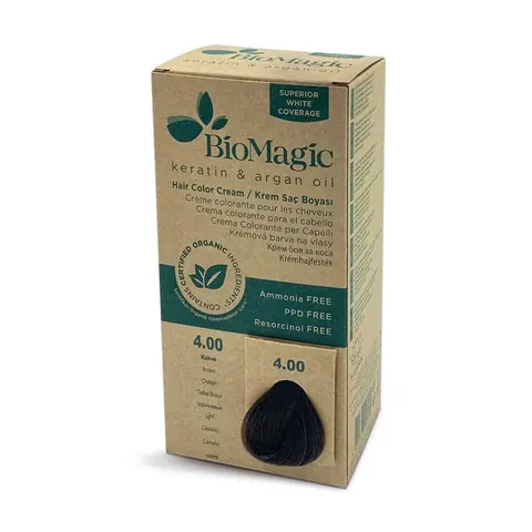 Biomagic Coloration Cheveux Brun 4.00