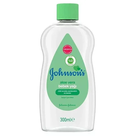 Johnsons Baby Aloe Vera Baby Oil 300 ml