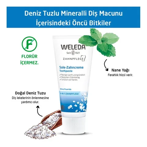 Weleda Organic Sea Salt Mineral Toothpaste 75ml
