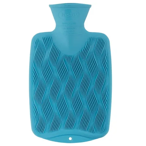 Fashy Termofor Children's Wave Pattern Hot Water Bag - Blue 0.8 l