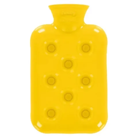 Fashy Honeycomb Hot Water Bottle - Yellow 0,5L