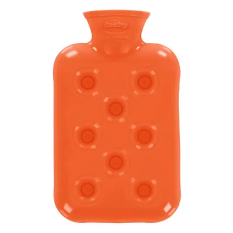 Fashy Termofor Honeycomb Hot Water Bottle - Orange 0,5L