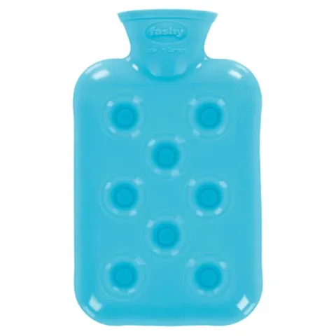 Fashy Honeycomb Hot Water Bottle - Blue 0,5L