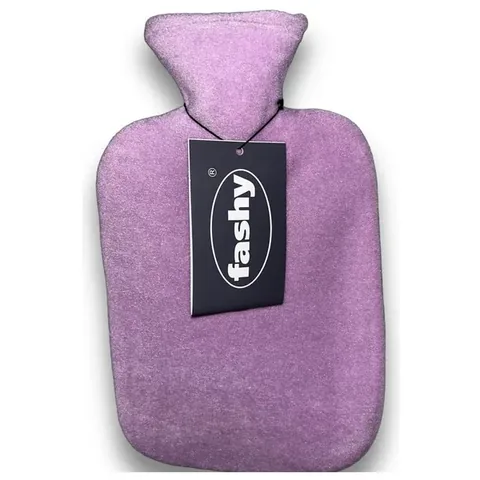 Fashy Lilac Polar Covered Hot Water Bottle - 2L