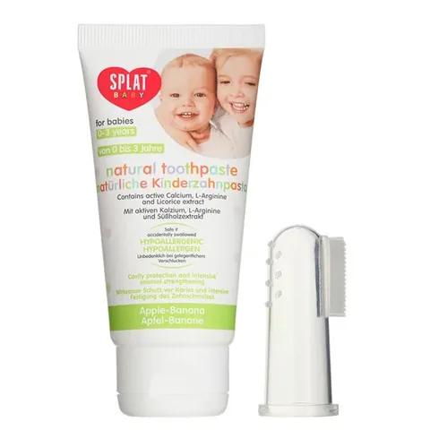 Splat Dentifrice & Brosse Bébé Pomme+Banane 0-3 Ans