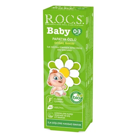Rocs Baby 0-3 Ans Pâte à Dents Camomille