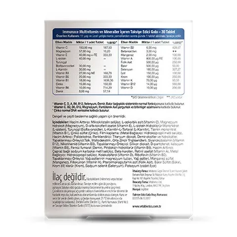 Vitabiotics Immunace Immune System 30 Tablets