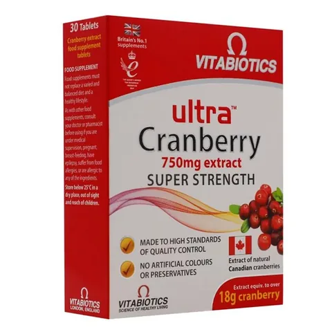 Soutenez votre bien-être avec Vitabiotics Ultra Canneberge