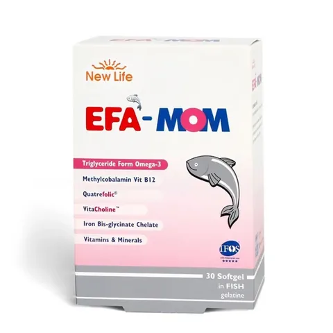 New Life EFA Mom Food Supplement 30 Capsules
