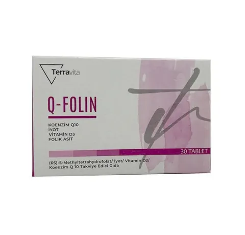 Q-Folin Coenzyme Q 10 Dietary Supplement 30 Tablets