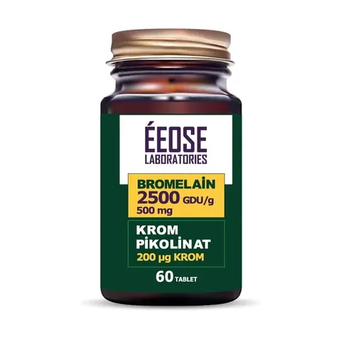 EEOSE إيوز بروميلين بيكولينات الكروميوم 60 قرصًا