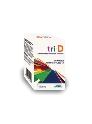 Matriks Tri-d Vitamin D 30 capsules