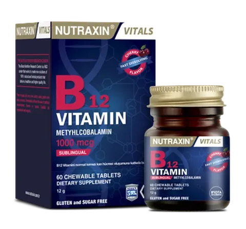 Nutraxin Vitals B12 Vitamin 60 Tablet