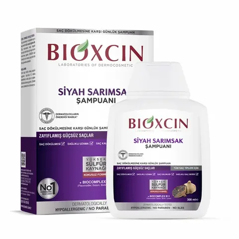 Bioxcin Shampooing Ail Noir Anti-Chute