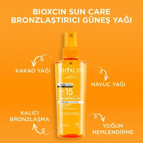 Obtenez un Bronzage Naturel & Protégé avec Bioxcin SPF 15