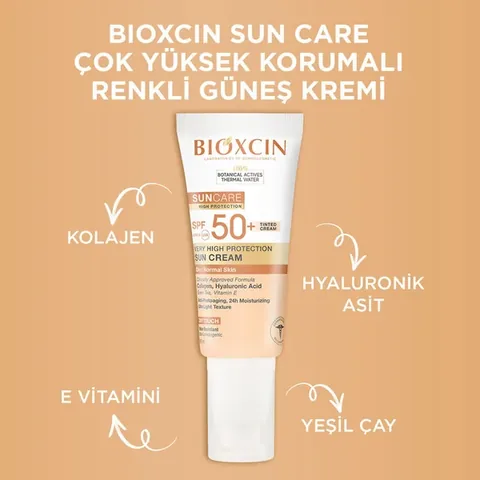 Protégez & Unifiez : Crème Solaire Teintée SPF 50+ Bioxcin