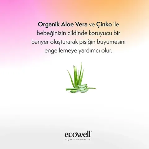 Ecowell Organic Diaper Area Care Cream 110 gr