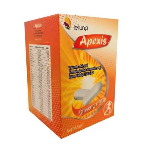 Apexis Multi Tablet Ginseng+Q10 30 Tablet - Food Supplement