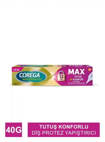 Крем для фиксации зубных протезов Corega Maximum Control 40 мл