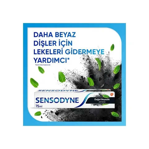 Sensodyne Natural Whitening Activated Charcoal Toothpaste 75 ml