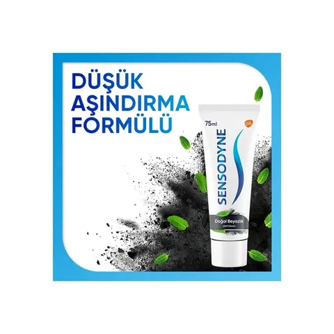 Sensodyne Natural Whitening Activated Charcoal Toothpaste 75 ml