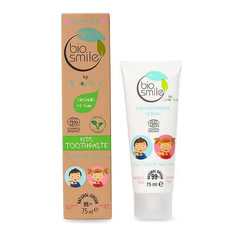 BioSmile Organic Certified +3 Years Children's Toothpaste 75 ml