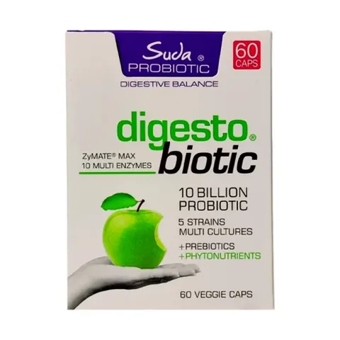 Suda Probiotic Digestobiotic Food Supplement 60 Capsules