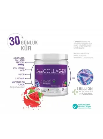 Suda Kollagen + Probiotisches Wassermelonenpulver - 300g