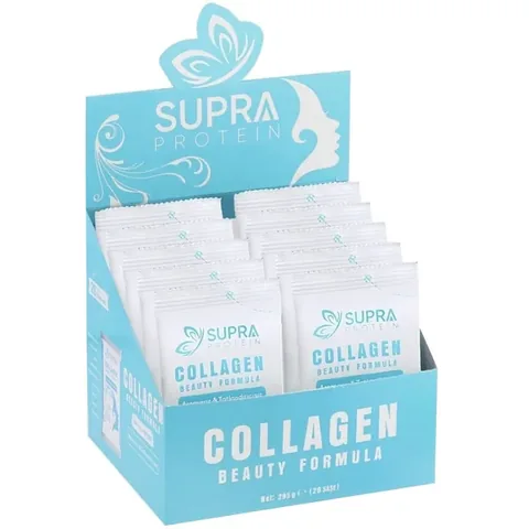 Supra Protein Collagen Beauty Formula Unflavored Supplementary Food 28 sachets