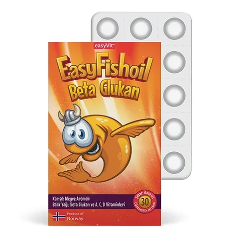 Easy Fish Oil Beta Glukan Chewable 30 Gel Form
