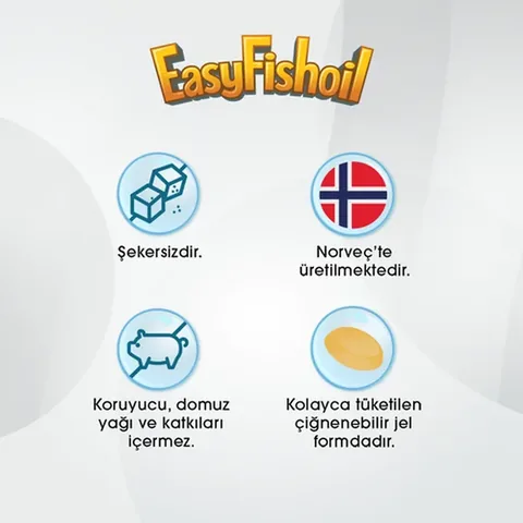 Easy Fish Oil Beta Glukan Chewable 30 Gel Form