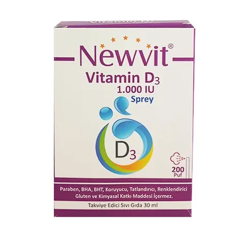 Renforcez votre vitalité avec Newvit Vitamine D3 Spray 1000